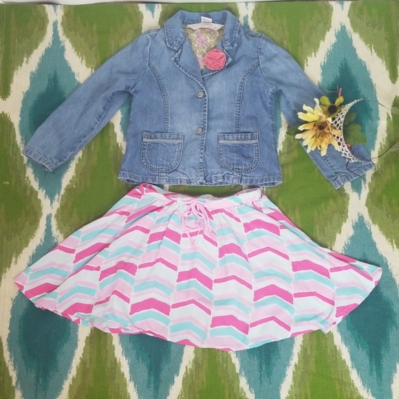 genuine kids Other - Girls GENUINE KIDS blazer and skater skirt 5T